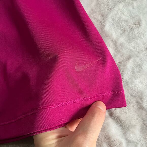 Nike DRI-FIT Workout Tank Women's Size XS Built In Bra Pink Activewear Tops - Picture 4 of 4